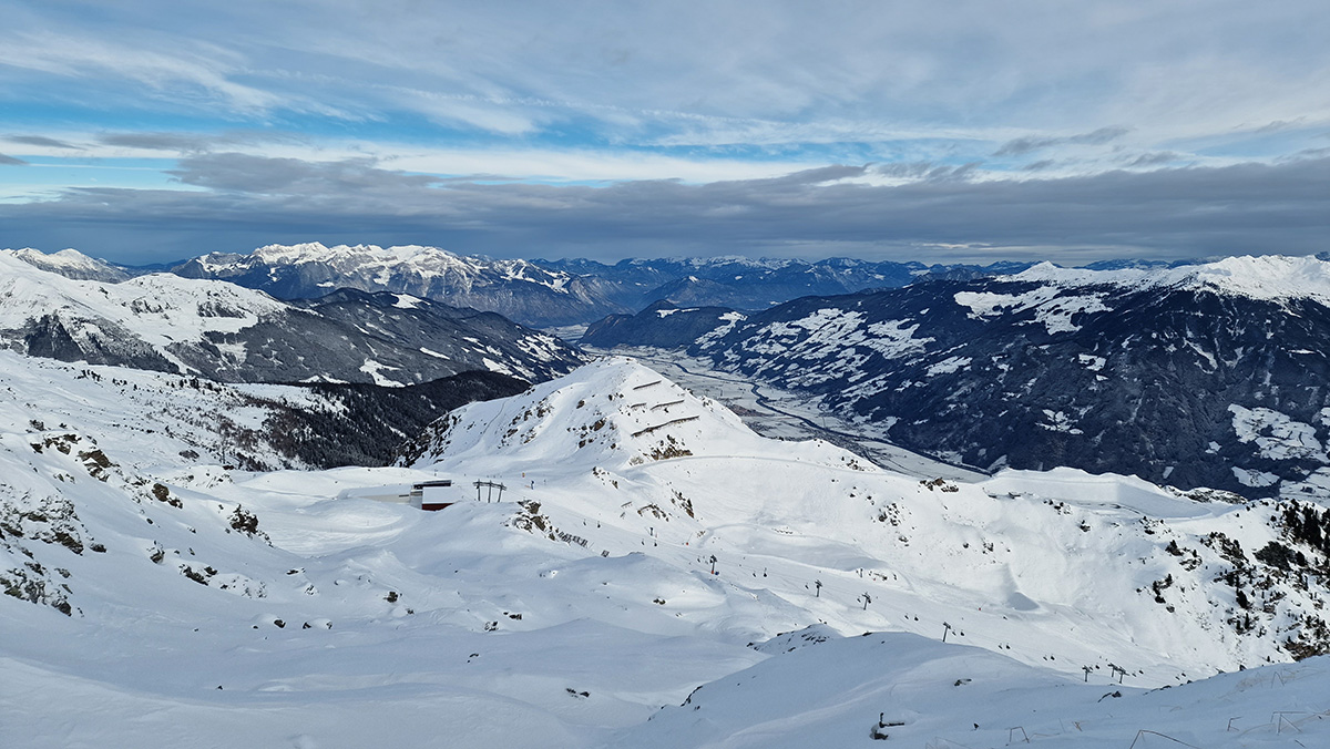 Uitzicht over Zillertal